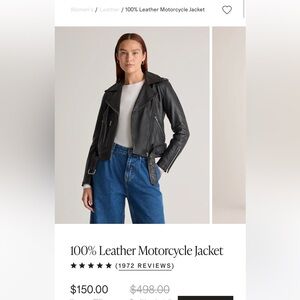 Like new leather jacket